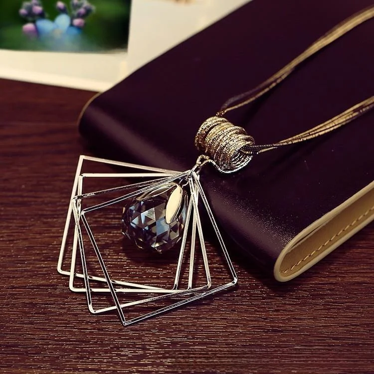 

Длинный кулон Ele, ожерелье, цепочка для свитера, женская мода, трансграничный Sle, декоративная кисточка, акцент