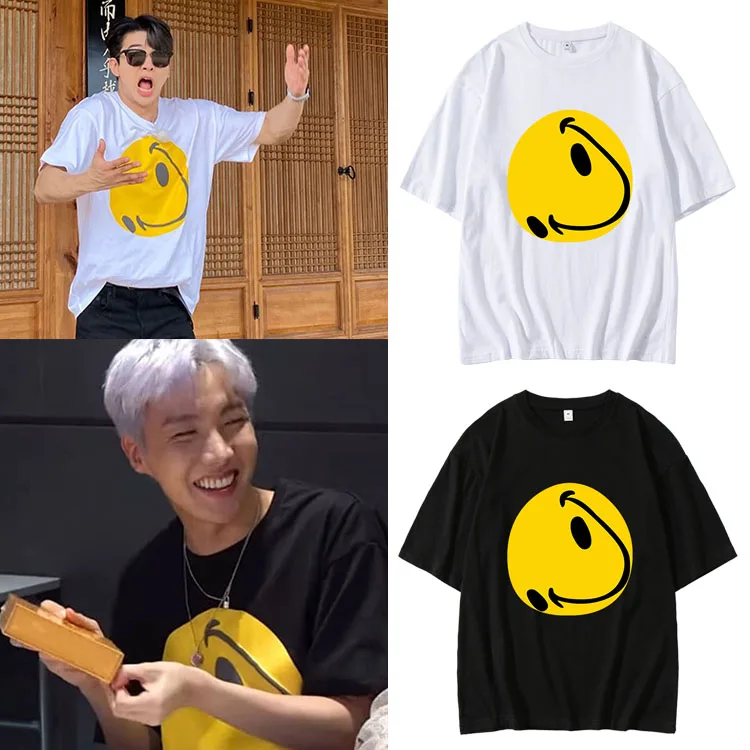 Hot Kpop Boys T-Shirt  Korea T-Shirt Music Star Fan Idol Same Clothes