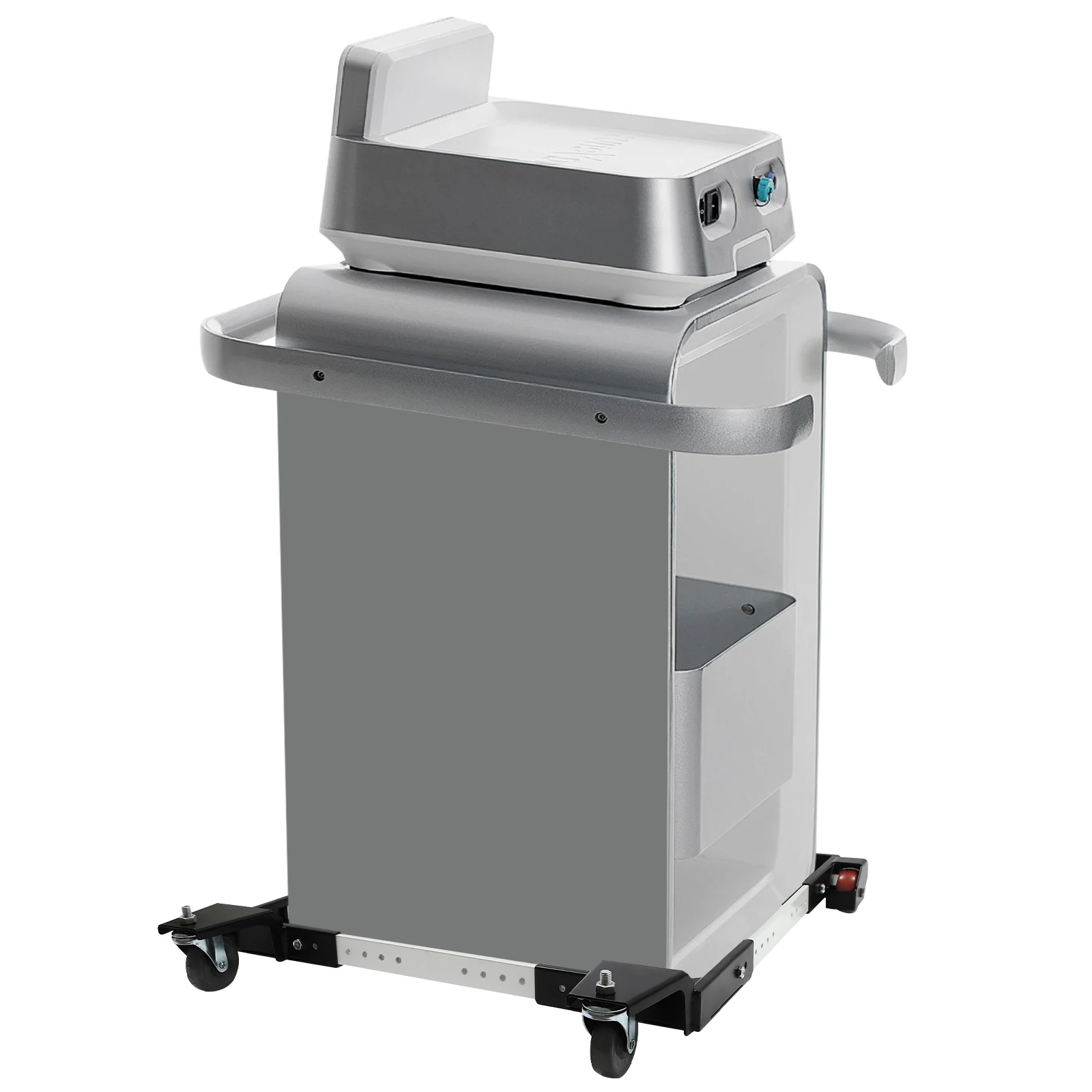 Mobile Base, Adjustable Mobile Base, Heavy Duty Mobile Base, 600 lbs Max Load Steel Moving Stand for Washing Machine, Dryer and Small Industrial Machinery