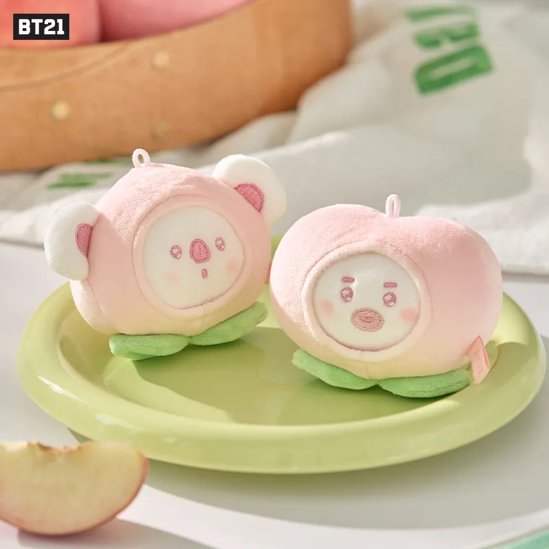 BT21 BTS Cartoon Boy Band Image Peach Modeling Soft Doll Stress Relief Ball Cute Comfort Soft Star Periphery view 4