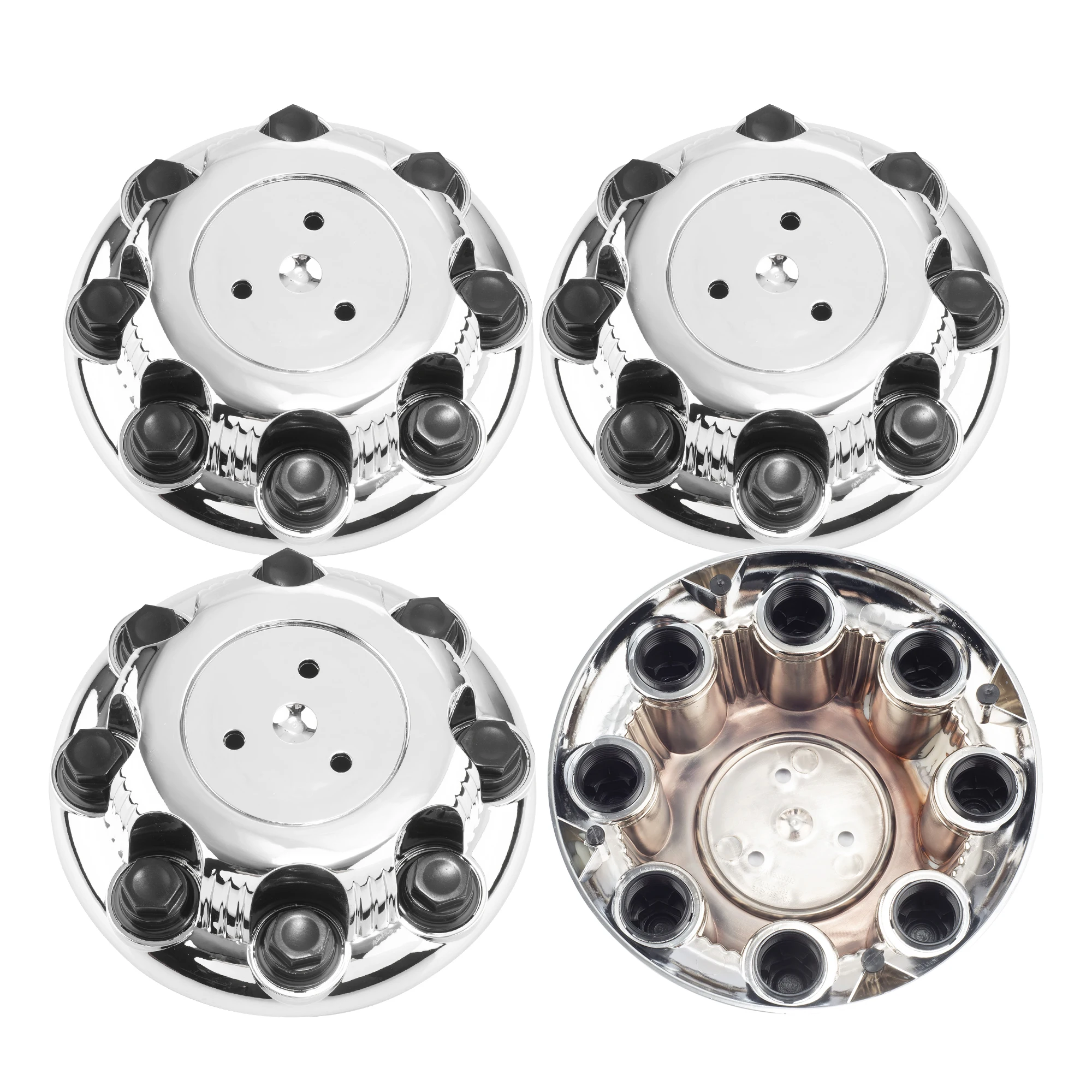 DewFlew 1 / 4Pcs 214mm(8.43in) Car Wheel Center Caps for Silverado Suburban Express GMC SAVANA YUKON SIERRA #15006332 #15039488