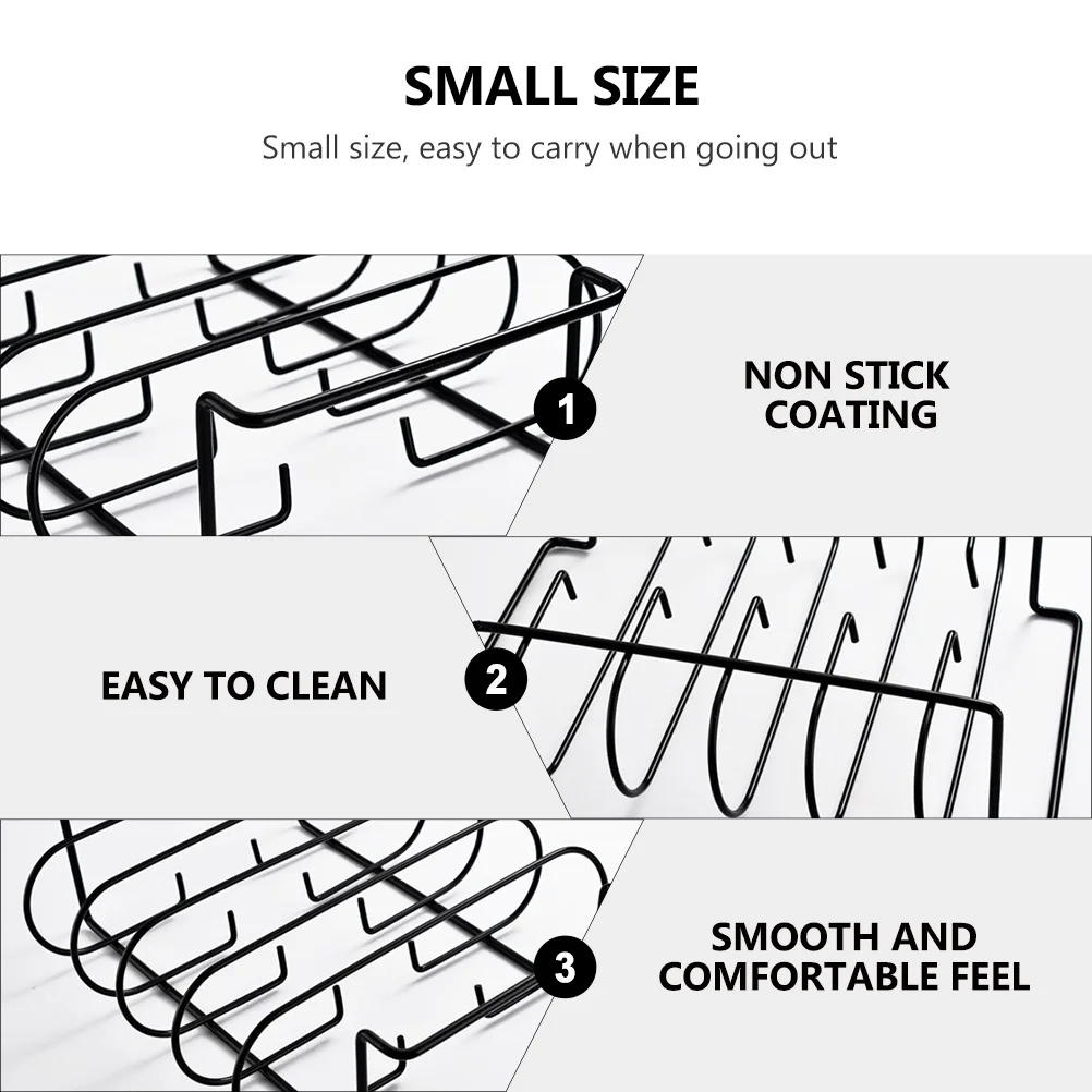 

Portable Barbecue Stand Thickened Handle For Steak Seafood Fish Sausage Bbq Rack Outdoor Camping Grill Tool