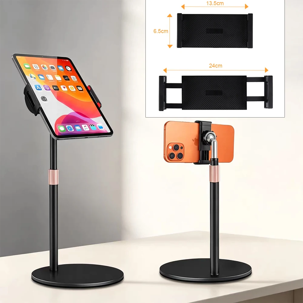 Tablet Stand Phone Holder Adjustable Desk Bracket Portable Monitor Mount Support For iPad Xiaomi Samsung