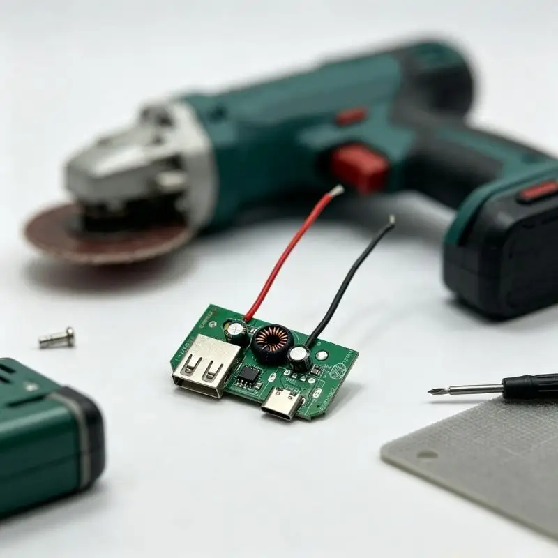 A2BE Battery Pack Output Part with USB-A USB C Access Compact Size for Workshop Use