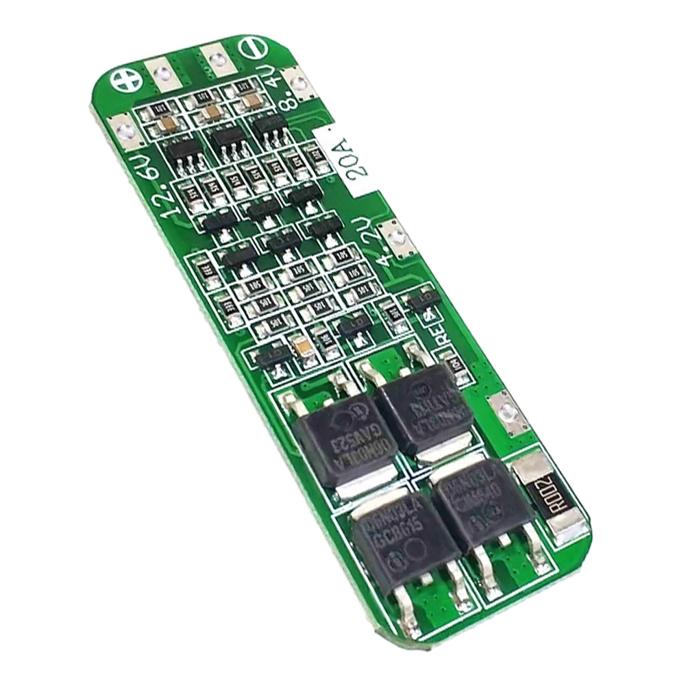 100-1PCS 59x20x4mm Protection Board Module 3S 20A Li-ion Lithium Battery 18650 Charger BMS Protection Board Module DIY Kits
