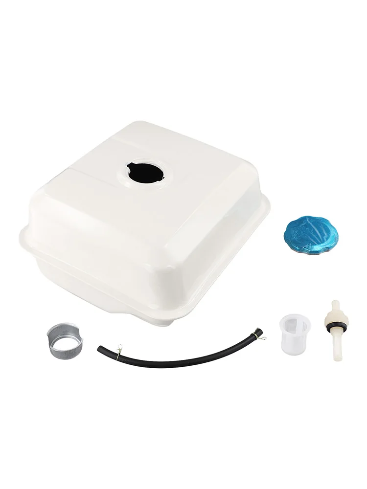 /White /Fuel /Tank With Filter And Cap For For Honda For GX390 GX240 For GX270 For GX340 Engine Gas Container Replacement Parts