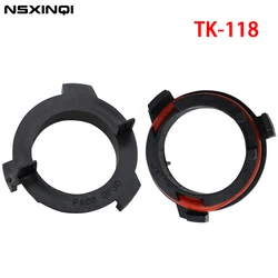 NSXINQI 2pcs H7 LED Car Headlight Bulb Base Holder Adapter Socket TK-118 For New Opel Honda CRV Mazda