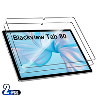 2PCS For Blackview Tab 80 10.1 inch 2023 Tempered Glass Screen Protector 9H Tablet HD Anti-Scratch Protective Film