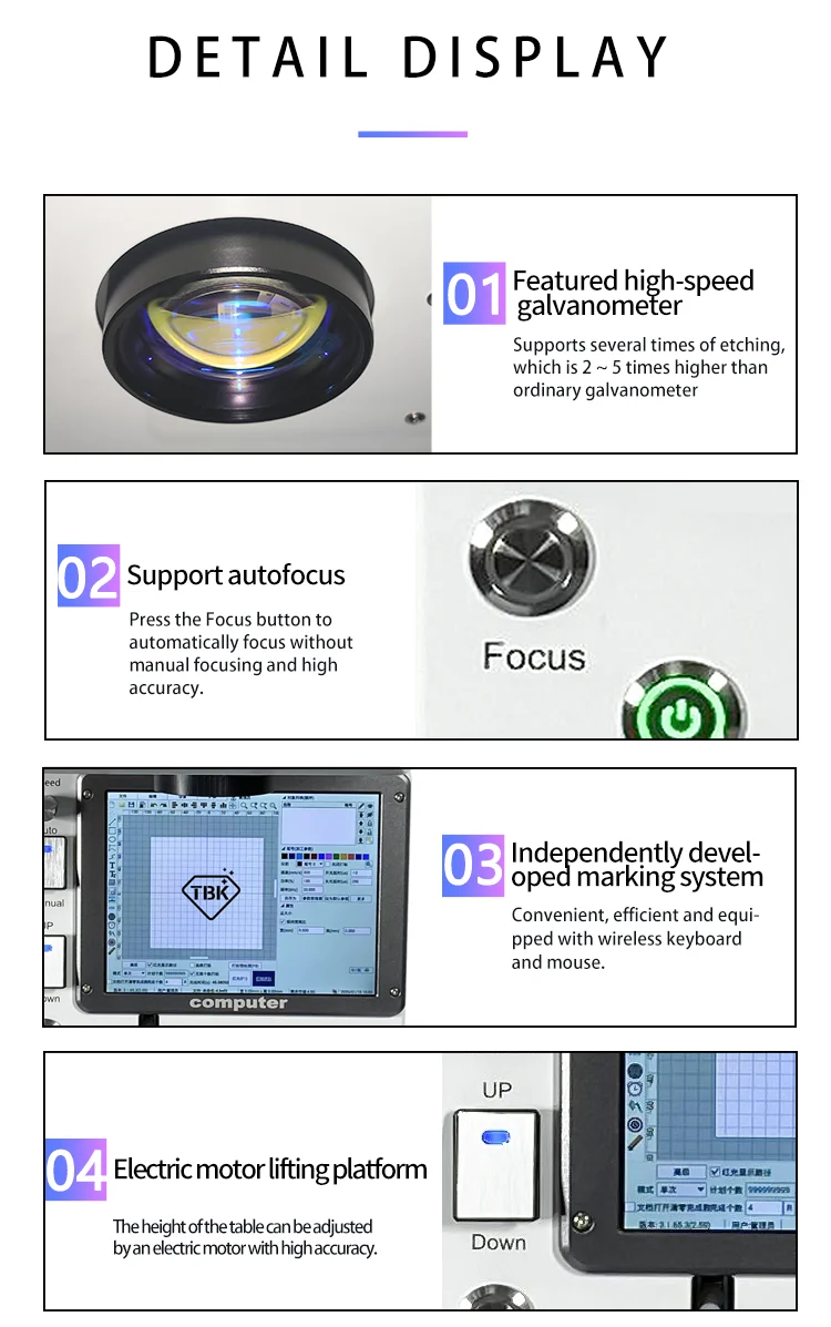 958A Full Set Text Vector Laser Metal Marking Picture Case Printing Back Door Back Glass Remover Machine For Iphone