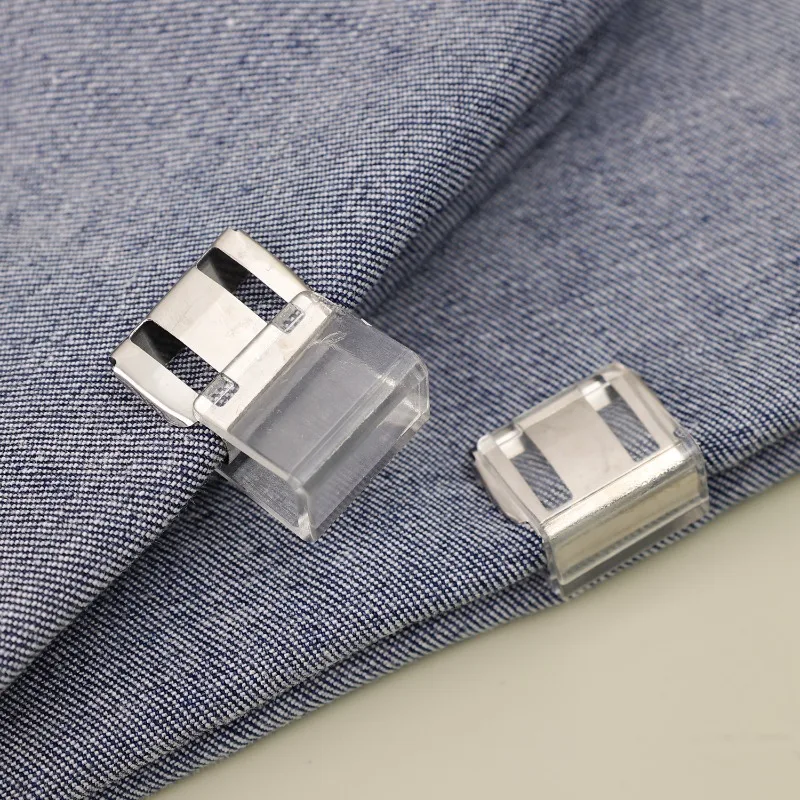 2/20pcs Invisible Leg Shortening Clip Non-slip Pants Edge Clip Used for Anti-drag Pants Hem Fixing Device Seam-free Hidden Clips
