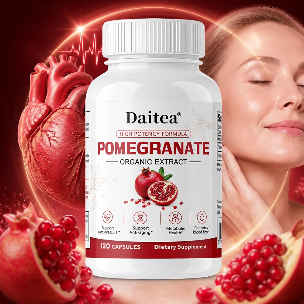

Pomegranate - Strengthens The Immune System, Anti-oxidant, Supports Cardiovascular Health, Heart Health Joint Support