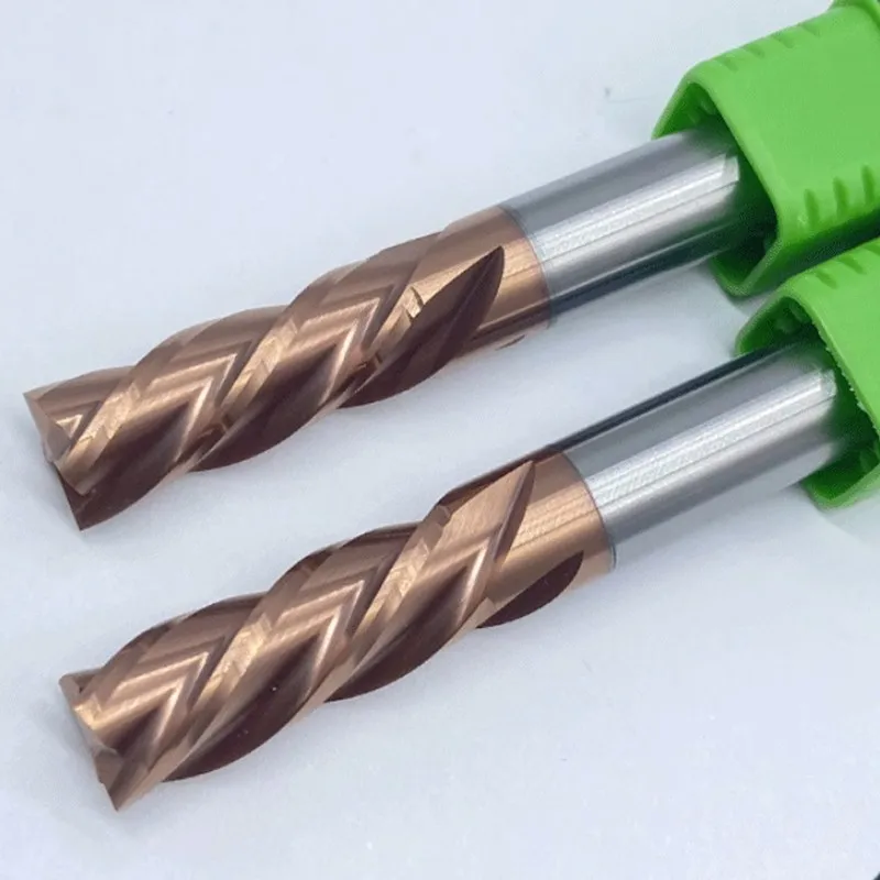 SHAZAM-cortador de fresado de acero de tungsteno para zurdos y diestros, flauta para aluminio y acero, fila inferior, corte sin rebabas, 3/4