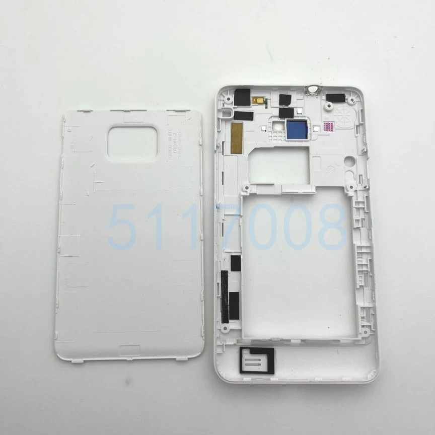 Full Housing for Samsung Galaxy S2 II I9100 9100 Middle Frame +Back Panel Rear Battery Cover Door Replacement Parts