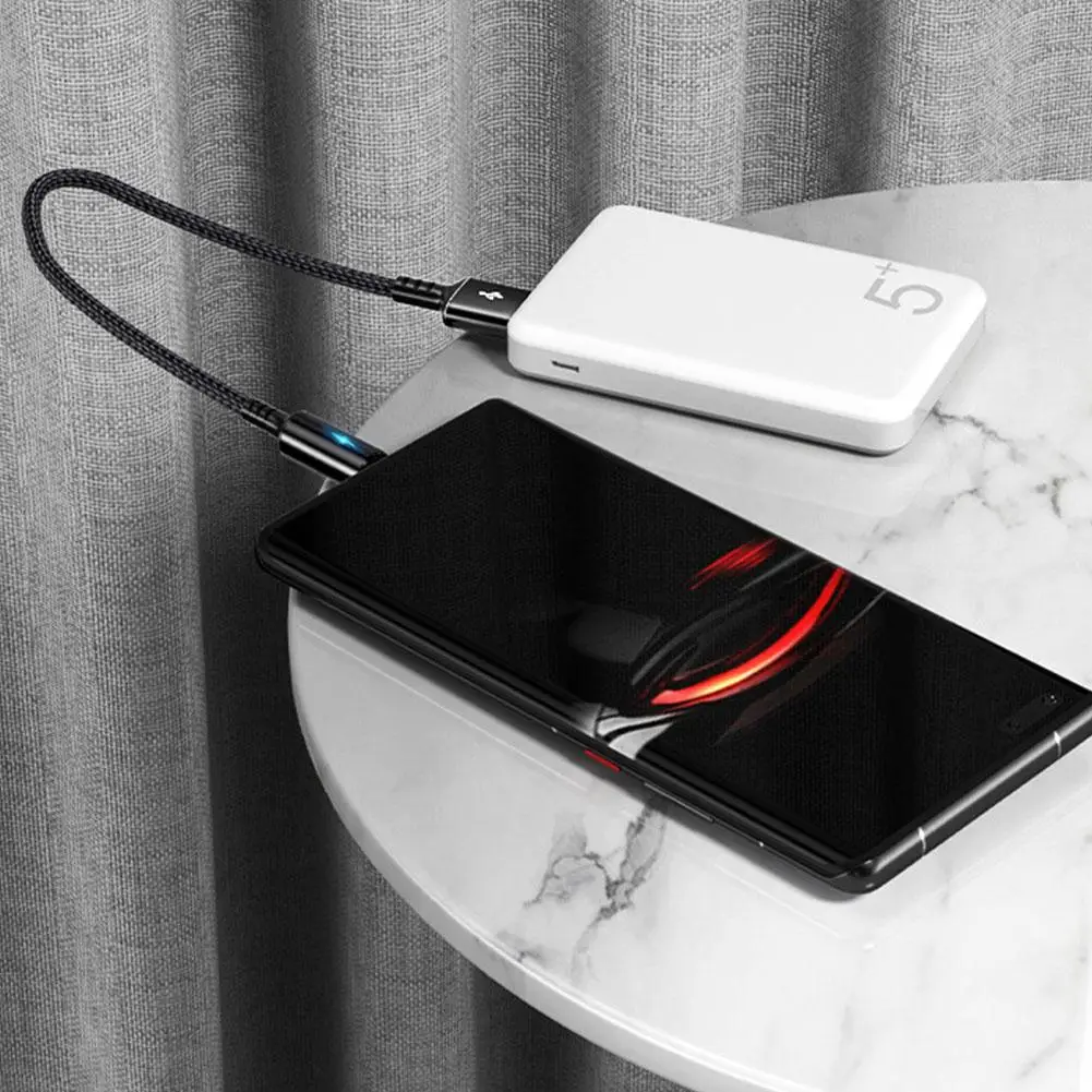 Кабель для быстрой зарядки, 25 см, Type-c