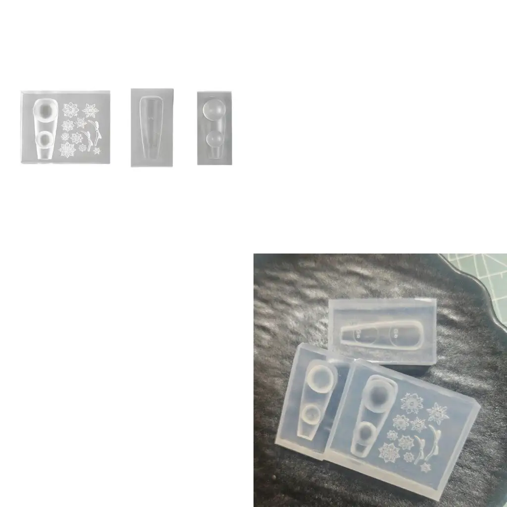 

Art Silicone Mold Crystal Ball Design Tool Easy Manicures Stamping Mold for Home Professional Studio Settings