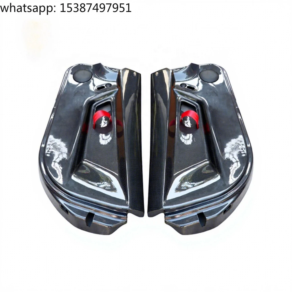 For Real Carbon Fiber Car Accessories Interior Door Trims Indoor Panels For Lamborghini Gallardo LP540 LP550 LP560 LP570 2008-12