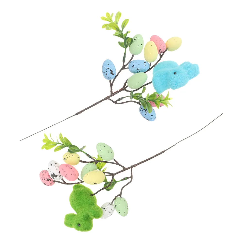 

2 шт. декоративных фигурок пасхальных кроликов с мягкими пенопластовыми яйцами с вкраплениями для букетов, корзин, столов, полок, украшения для весеннего фестиваля и вечеринок, искусственные