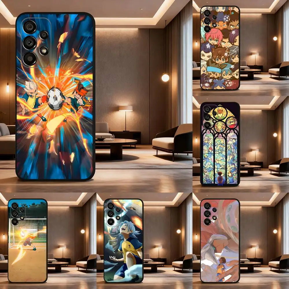 

I-Inazuma E-Eleven Phone Case For Samsung Galaxy A73,31,32,72,41,53,52,71,22,5G,Note,J7,8,9 Soft Black Cover