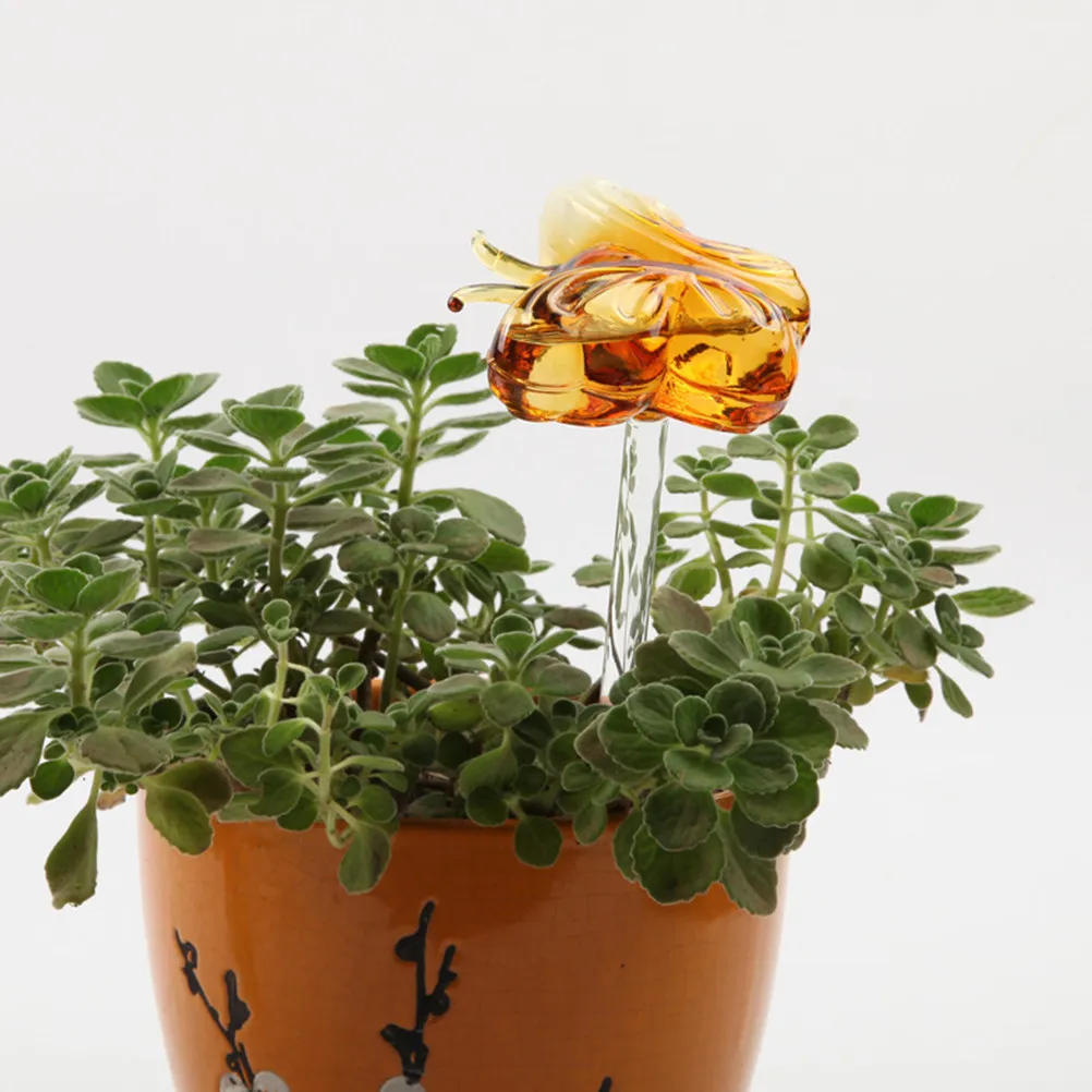1Pcs Automatic Glass Watering Device Self-Watering Sprinkler Plant Irrigation for Indoor Outdoor Houseplants Hanging Patio