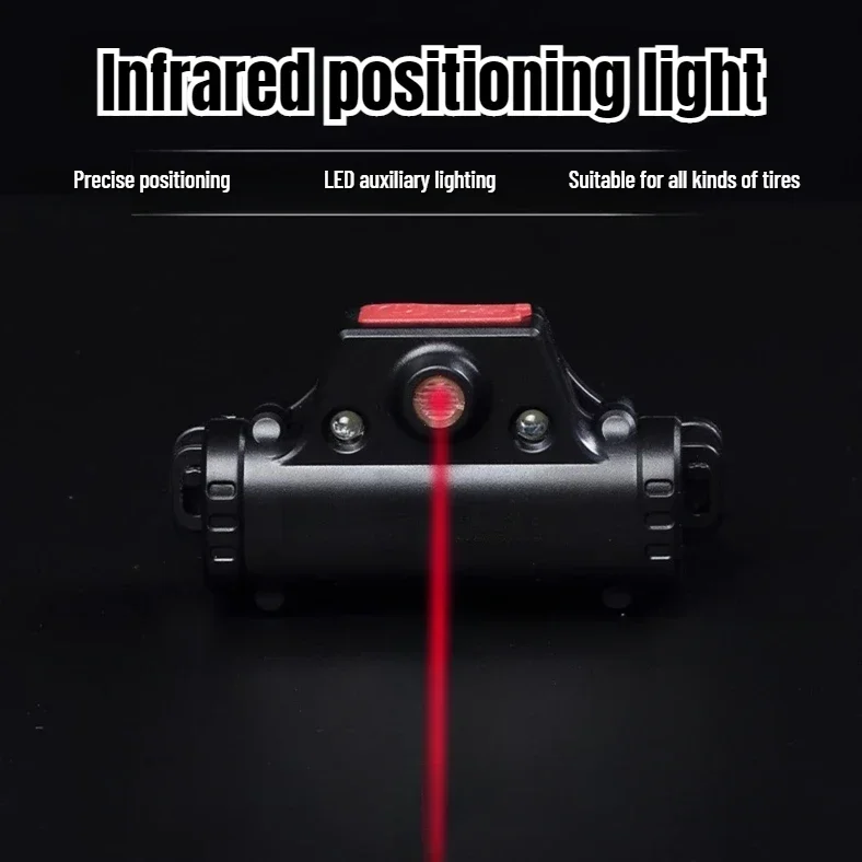 

Car wheel balancer laser positioning infrared spot to find lead block tire balance laser light USB charging port 2 LED lights