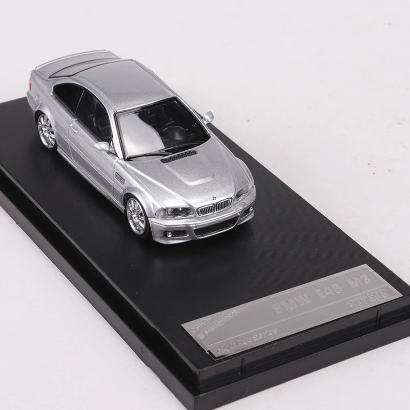 Stance Hunters 1:64 E46 M3 Alloy Car Model Red/Silver/Black Kids Toys Hobby Gifts Collection Ornament Display