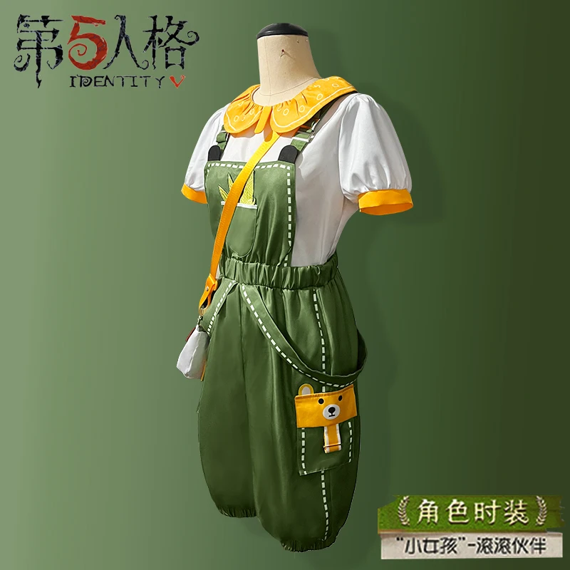 Game Identity V Cos survivors Gungun Cosplay Little painter Green Cute Backpack pants Women daily Outfit A