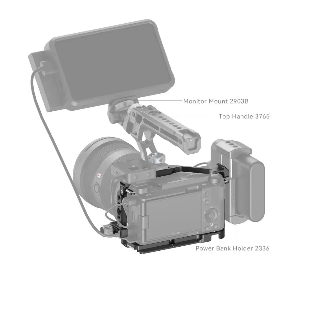 SmallRig Wireless Remote Control for Sony ZV-1 ZV-E10 Camera Camera Shutter Remote Control for Sony A7 III/A7S III/A7C A9 2924