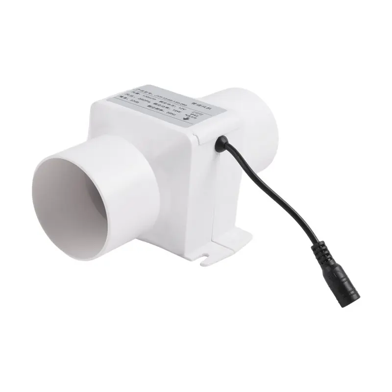 AS94-Low Noise 60Mm Extractor Fan Hydroponic Air Blower Speed-Regulating Exhaust Fan Duct For Home Bathroom Ventilation
