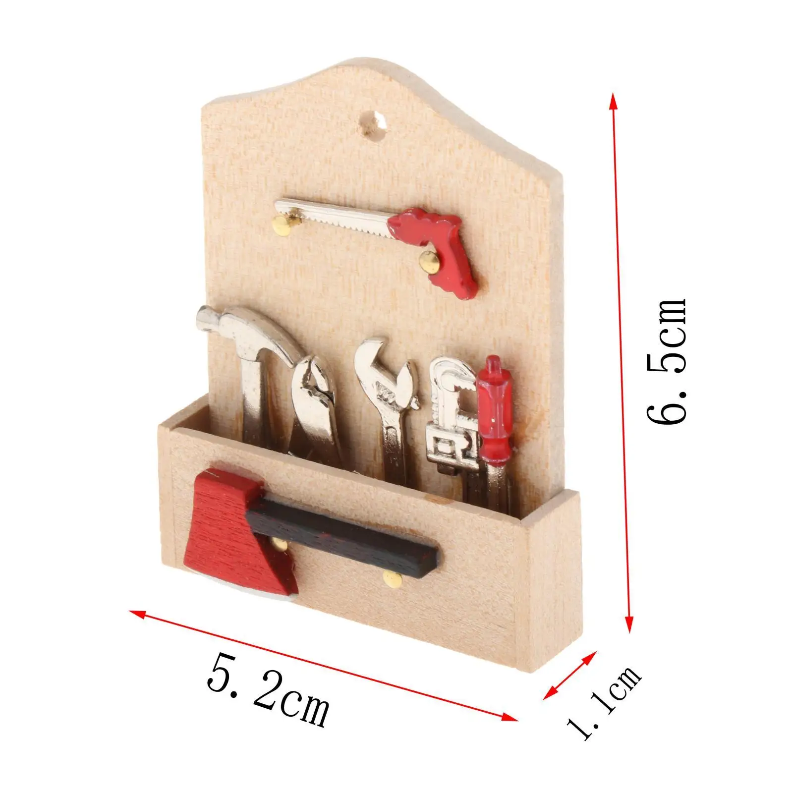 

Miniature Tool Set for Dollhouse 1:12 Scale for Dollhouse Doll Kitchen Tool Box