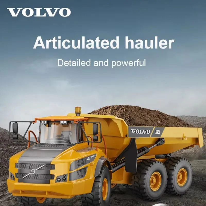 

Double E E591 1:20 A40G RC Car Engineering Vehicle Kids Remote Controlled Articulated Dump Truck Toys for Boys Christmas Gifts