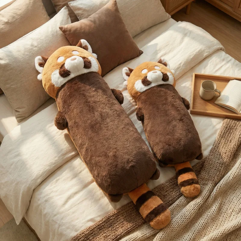 

Милые мультяшные плюшевые игрушки-подушки в виде малой панды, мягкие куклы-животные, красные панды, подушки для дивана, декор для дома, подарки для детей и девочек