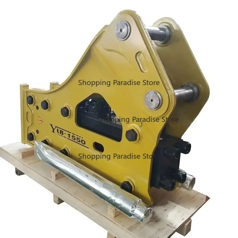 YLB-1350 Rock Breaker Hydraulic Hammer with 155mm Chisel Diameter Silent Box for Construction Equipment
