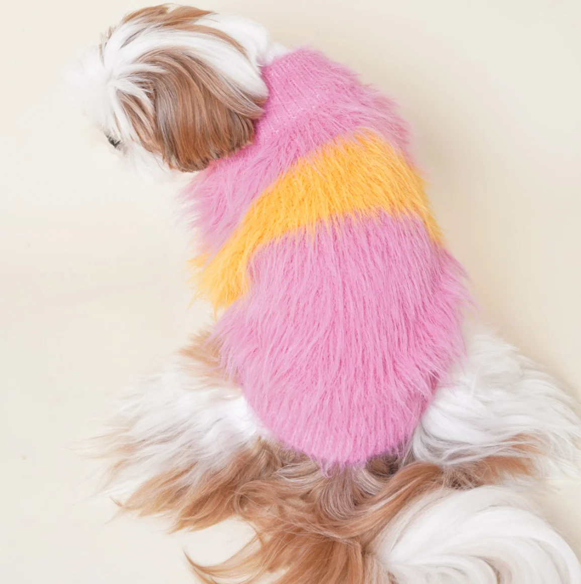 Cute French Fries Printed Soft Cotton Sweater for Pets High Quality Design Dog Jacket Small Animal Clothing for Cats