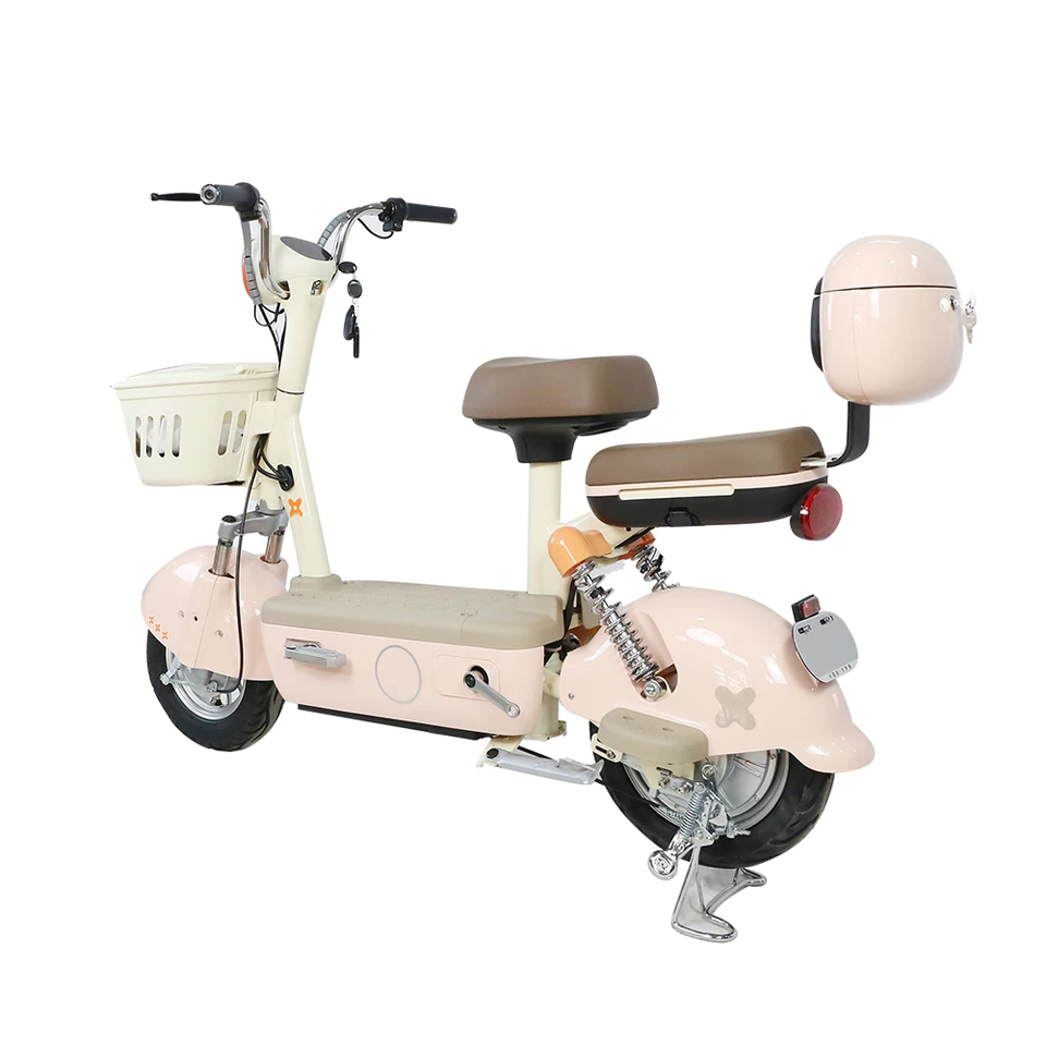 Wholesale Electric Motor Bike 400W Cheap Ebike Electric City Bike With Basket image 2