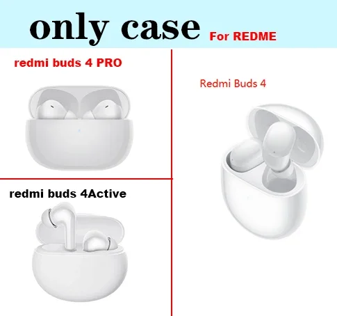 حافظة زهرة الكرز redmi buds 4 /Buds4active/buds4lite /buds4pro حافظة من السيليكون الشفاف Redmi buds 4pro غطاء سماعة الأذن