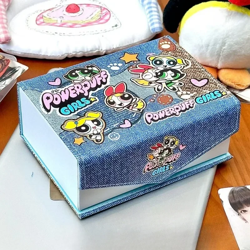 جديد The Powerpuff Girls Blossom Bubbles Buttercup صندوق غبار محيطي، قيمة عالية، سعة كبيرة امتصاص مغناطيسي Nanobox