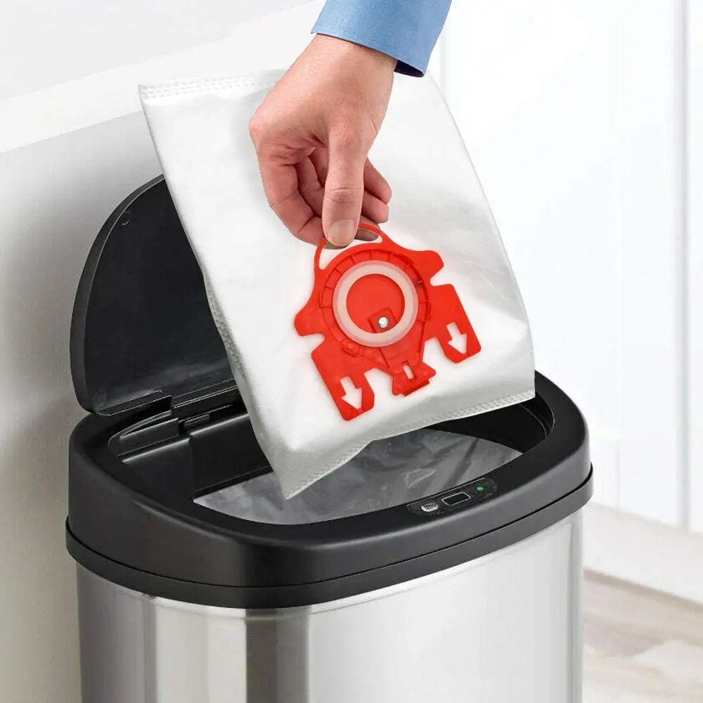 Miele FJM 진공 청소기용 교체 부품 10123220, 3D 효율 먼지 봉투, 에어클린 호환, 6 개