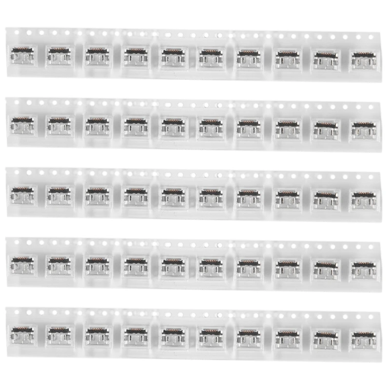 

50 Pcs Type B Mini USB Female 5 Pin Jack Port Socket Connector Repair Parts