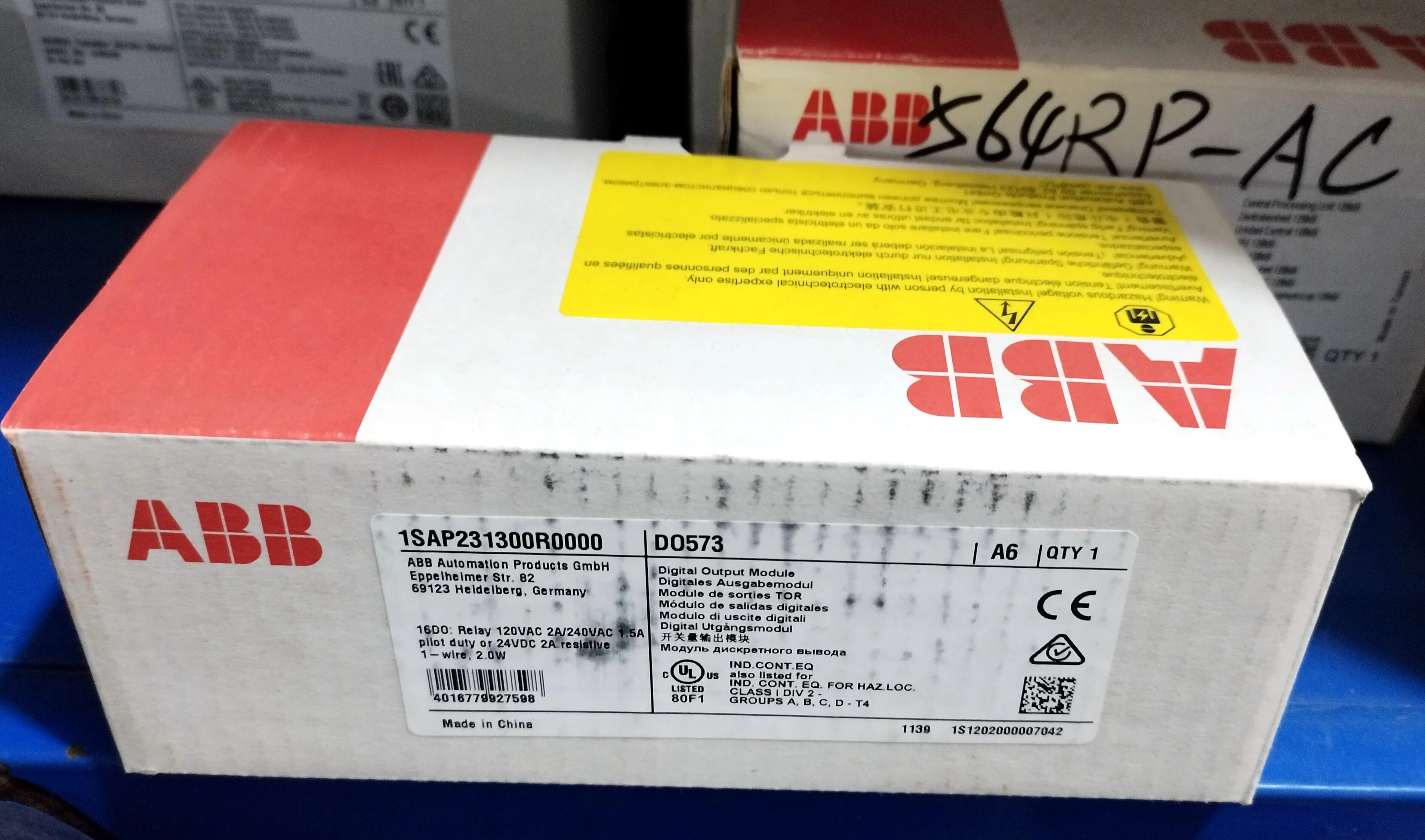 DO573 ABB AC500 PLC 16DO