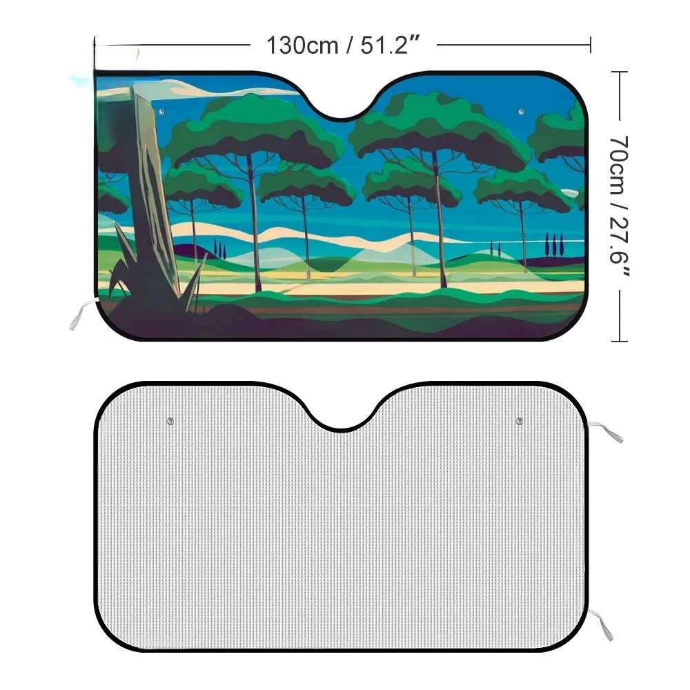 Custom Embedded Car Sunshade Sunscreen Film Car Sunshade Pod Car Universal Windshield Sunshade