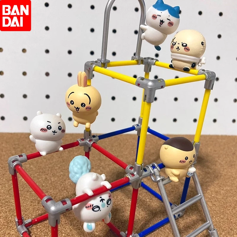 

Bandai New Chiikawa Hug Data Cable Toy Usagi Momonga Rakko Kurimanju Trendy Gashapon 4th Collectible Action Figure Capsule Toys