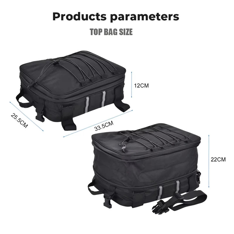 New Waterproof Bag Top Box Panniers Bag Case Luggage Bags For BMW R 1200GS R1250GS LC Adv Motorcycle F650GS G310GS ADV