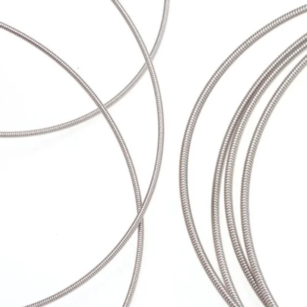 

4pcs Electric Bass Strings Silver Steel 4 String Bass Guitar Replacement Set 2.5Mm 2Mm 1.4Mm 1Mm Individual Packaging