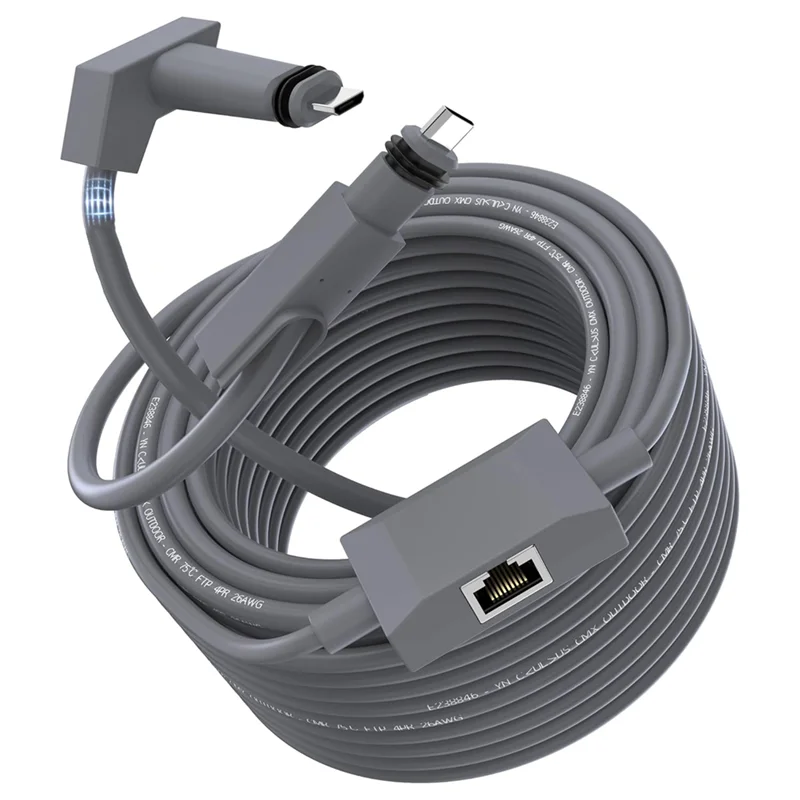 Clear Ethernet Adapter Forstarlink Gen 2 26AWG Starlink Replacement Cable Extension Ethernet Cable Withrj45 Port (30FT)