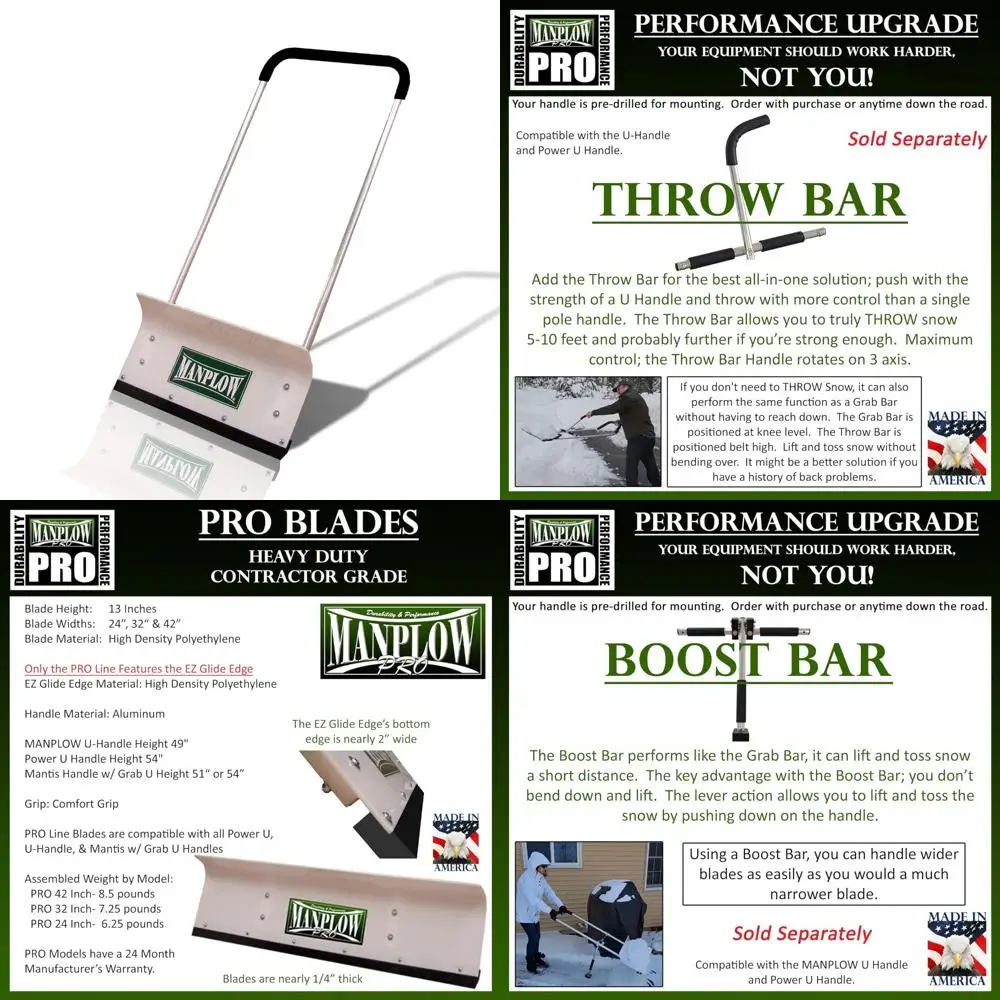 أداة دفع الثلج شديدة التحمل مقاس 24 بوصة لحلول التصفية الشتوية الاحترافية