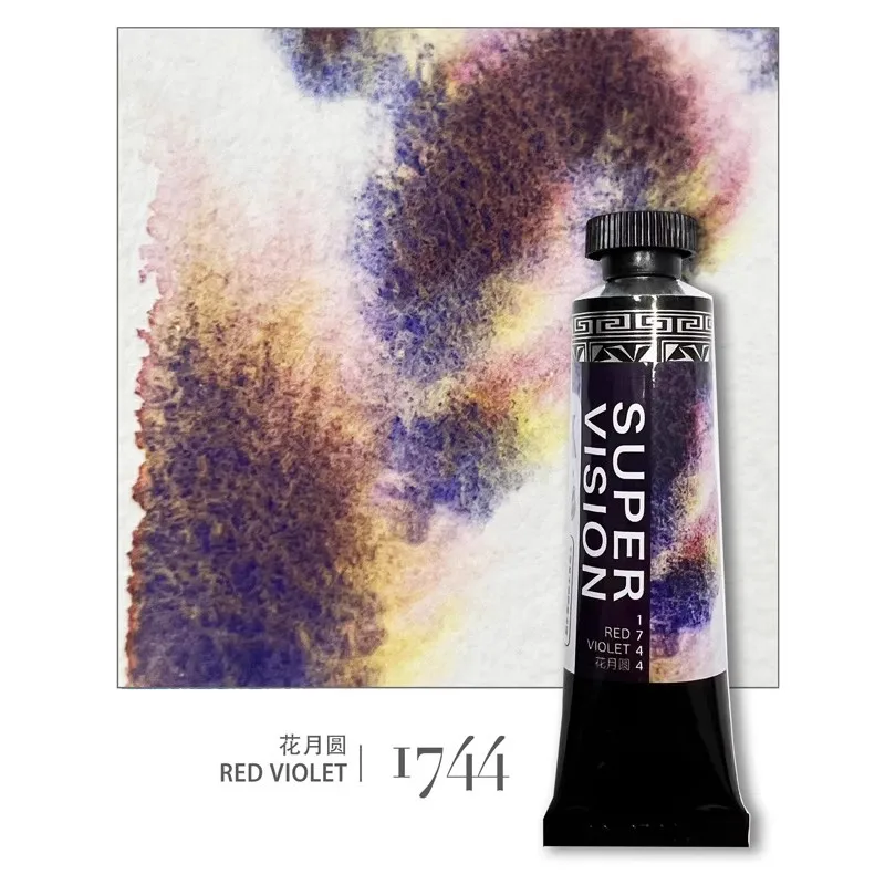 15 Color Layered Watercolor Paint Set, 15ml Transparent Tube Watercolor Paints for Illustration, Ink Wash Painting and