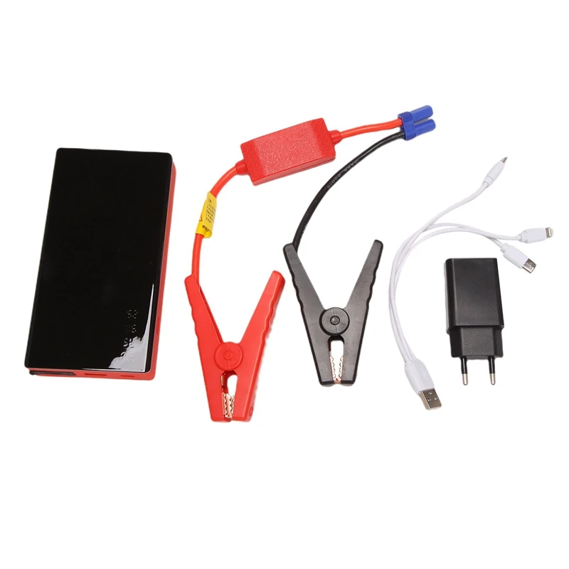 

Car Jump Starter, 600A Peak 12V Output Portable Battery Booster For Below 3.0 L Engine, With Clamp, Flashlight