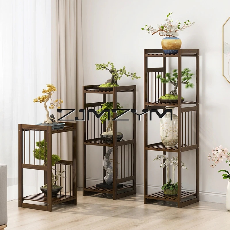 Domestic Living Room Indoor Flower Shelf Stand Plant Shelves Multi-layer Structure Flower Stand High Fence Rack for Plants