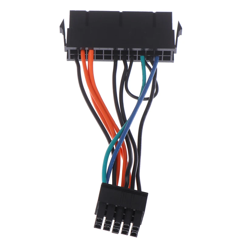 ✈24Pin Female to 10Pin Male Adapter Power Supply Cable Cord for 10PIN Motherboard