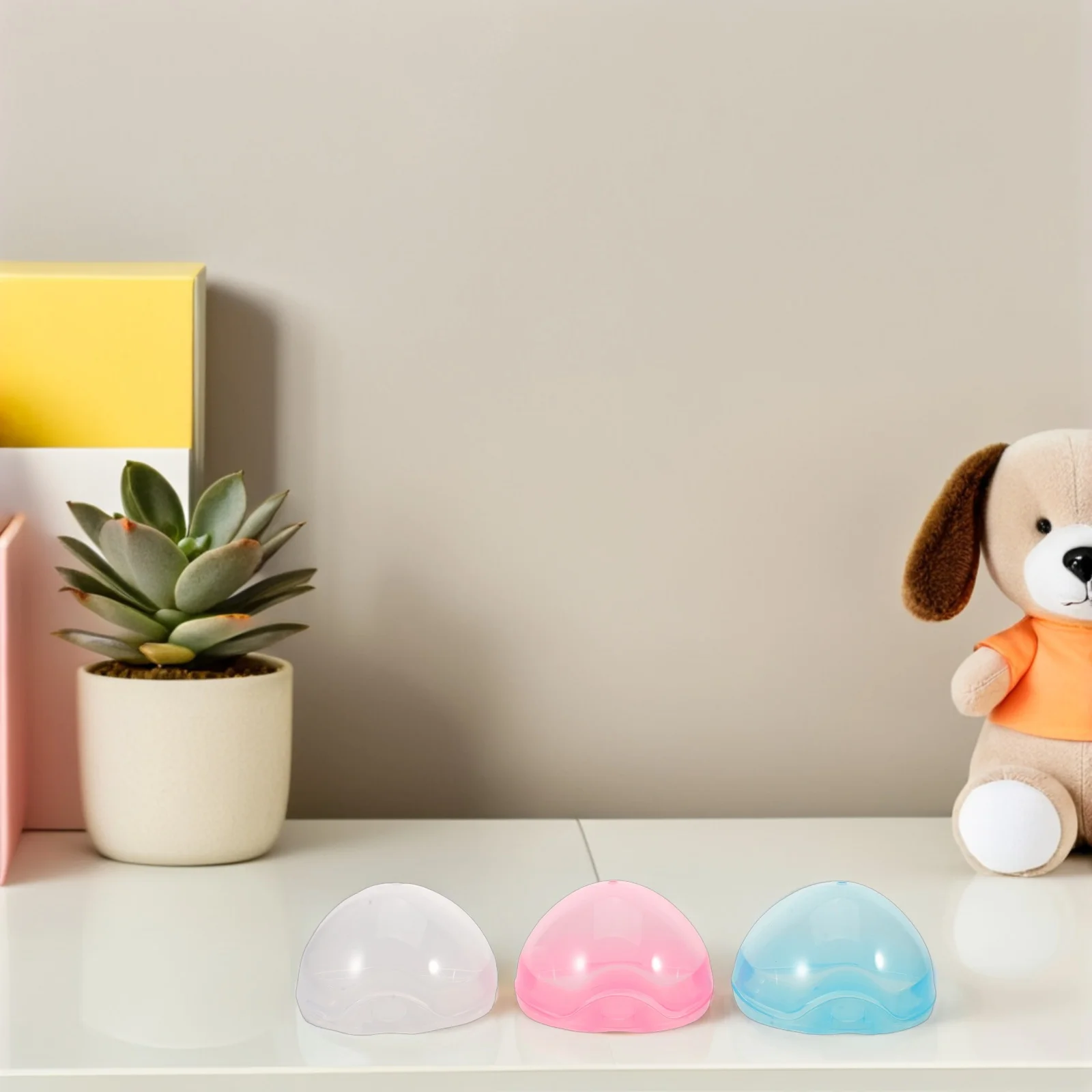 

12 шт., коробка для хранения соски, прозрачный портативный чехол-органайзер для детей, прочная пылезащитная крышка из полипропилена для путешествий, детской комнаты, использования в хороте